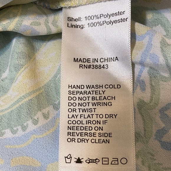 Sam Edelman Multicolor Paisley Mini Dress Size 8 - Picture 4 of 8